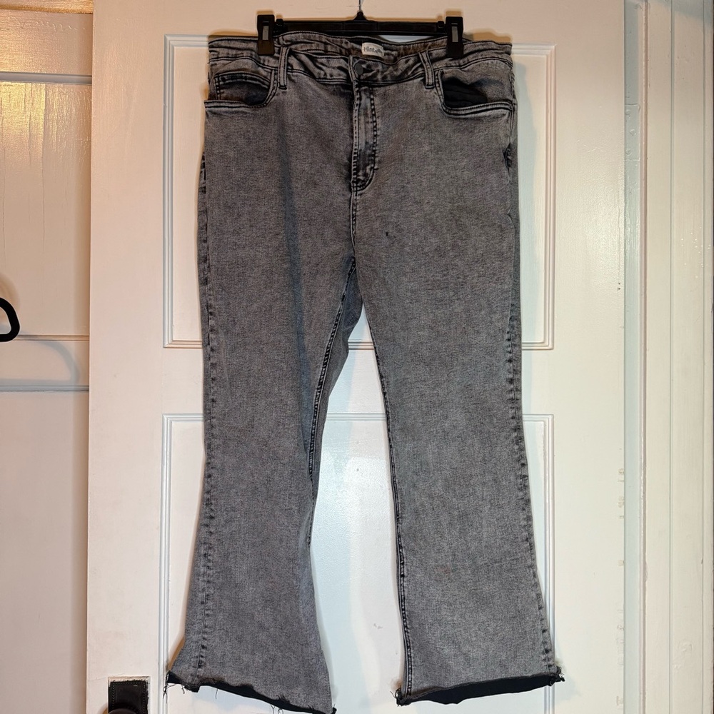 Chic Gray Flare Women's Jeans